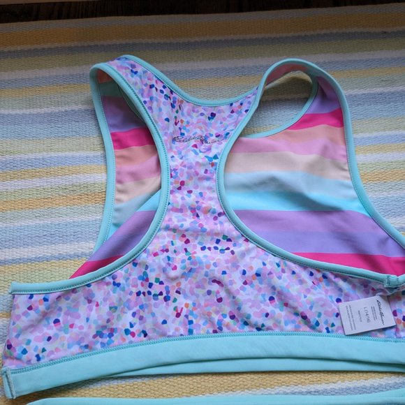 ⭐ NWOT Eddie Bauer Reversible sporty bikini XL 14/16 - Picture 12 of 12